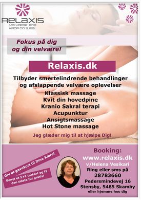 Relaxis.dk-Bladet-annonce